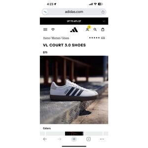 NWTS Adidas VL Court 3.0. W’s size 8 and Men’s size 7. Comes with Box